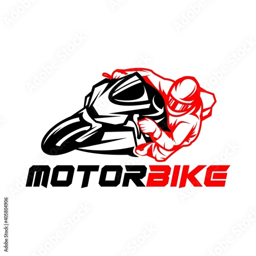 motorcycle vector logo © Meiga Adam