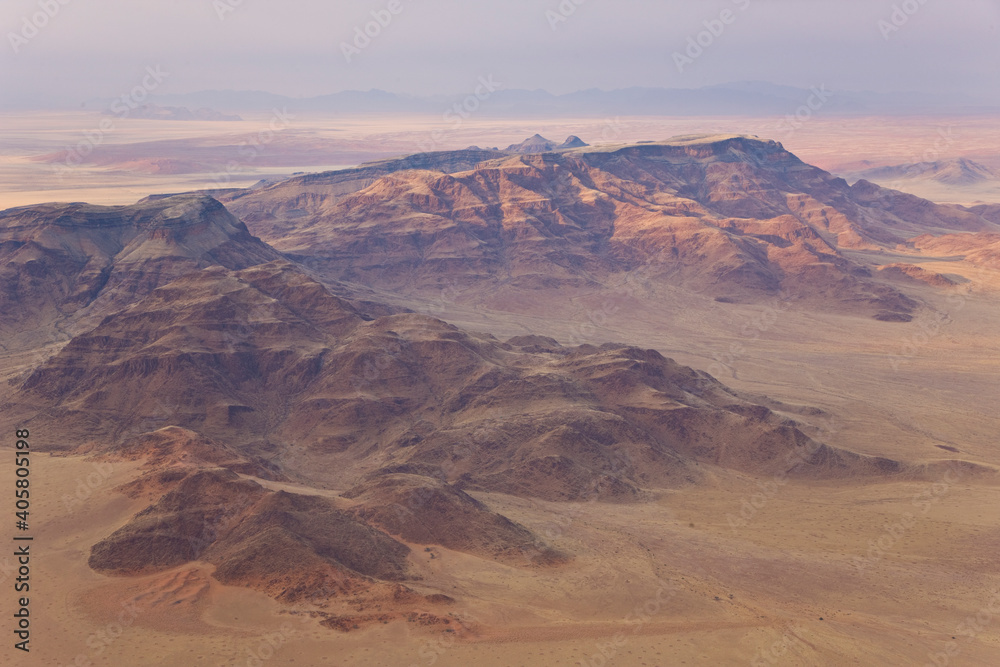 Vista aérea de Sossus Vlei Sesriem Desierto Namib Namibia Africa