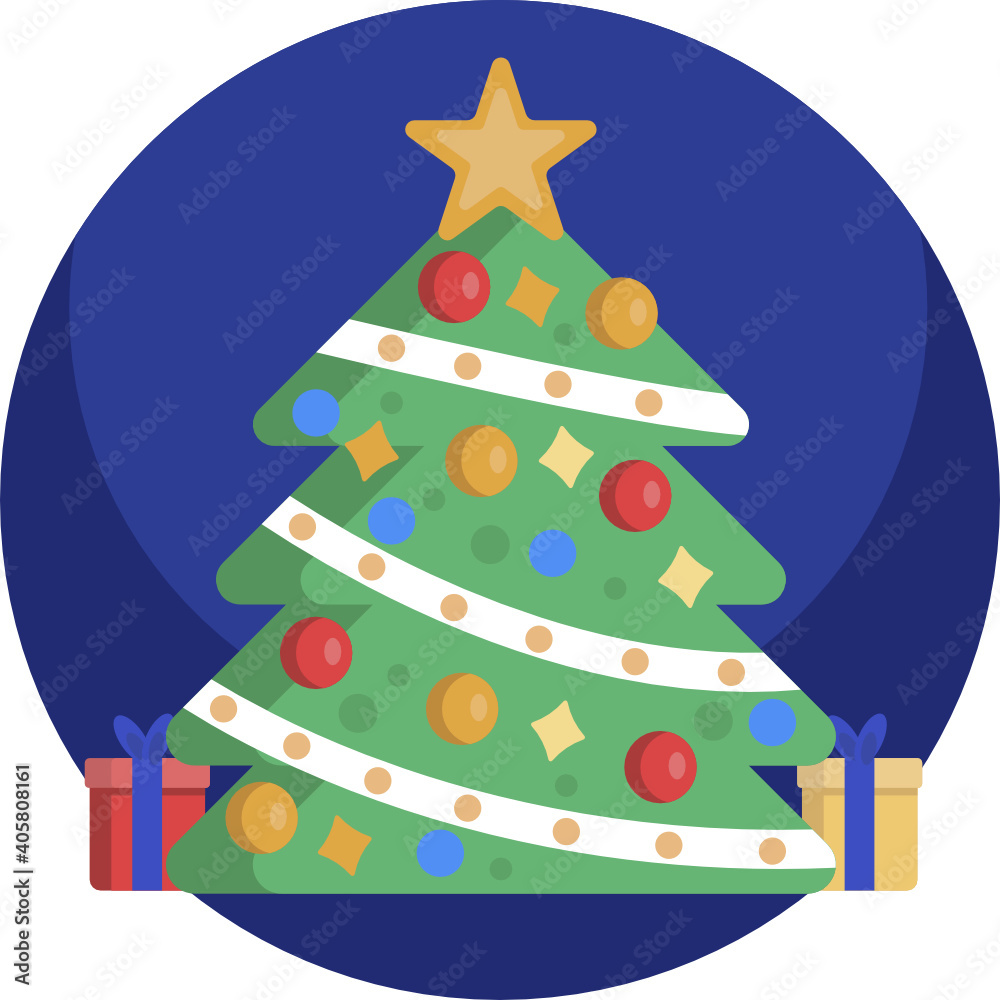 Christmas, New Year holidays icon. Flat style collection. Vector illustration Christmas, New Year holidays icon. Flat style collection. Vector illustration
