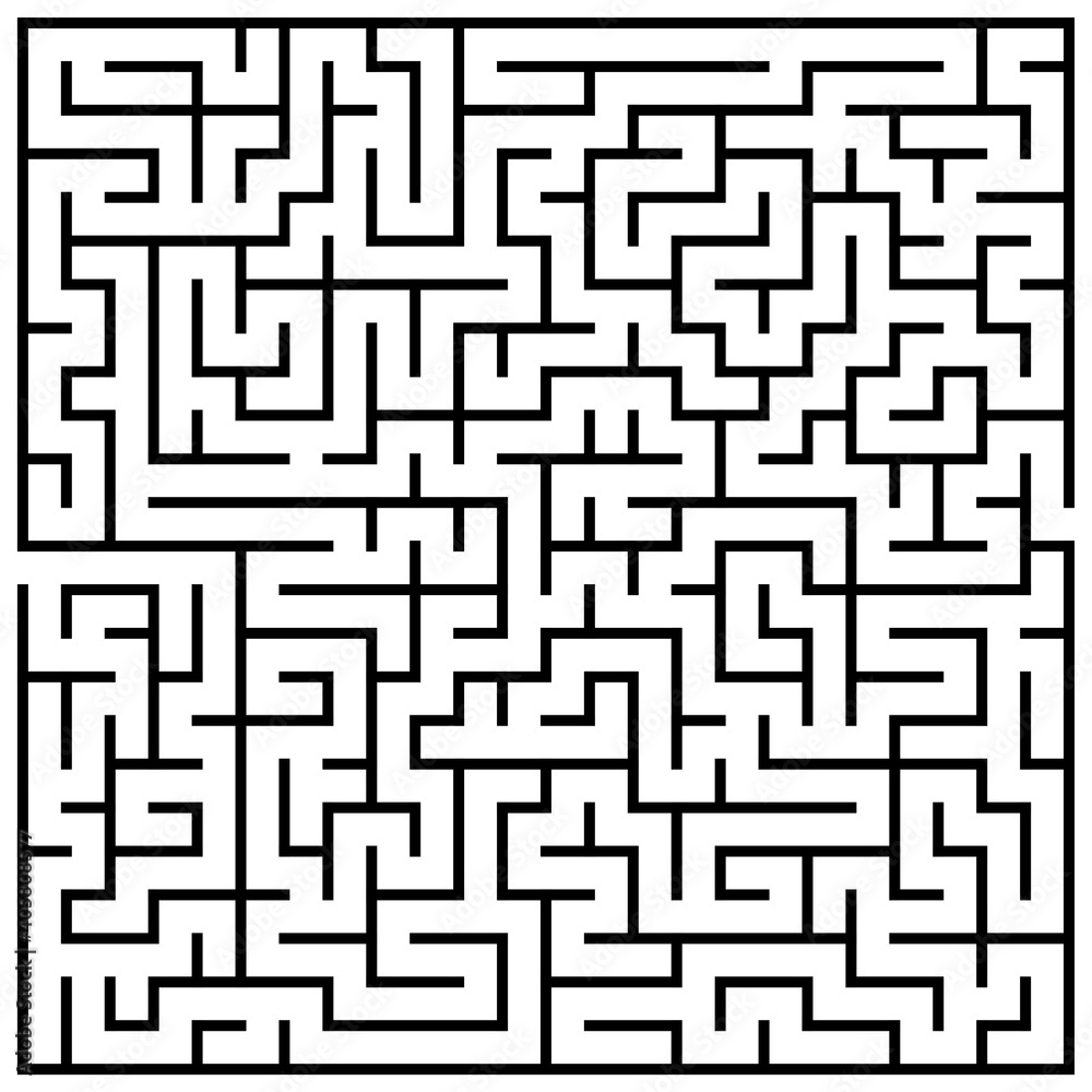Quadrat Rätsel Labyrinth als Spiel Quadrat Rätsel Labyrinth als Spiel