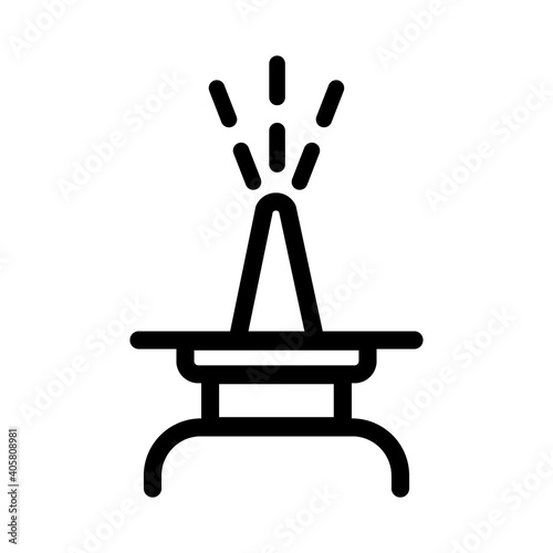 nasal spray outline icon