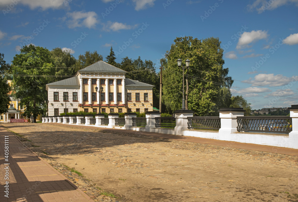 Former building of city duma and magistrate in Uglich. Russia
