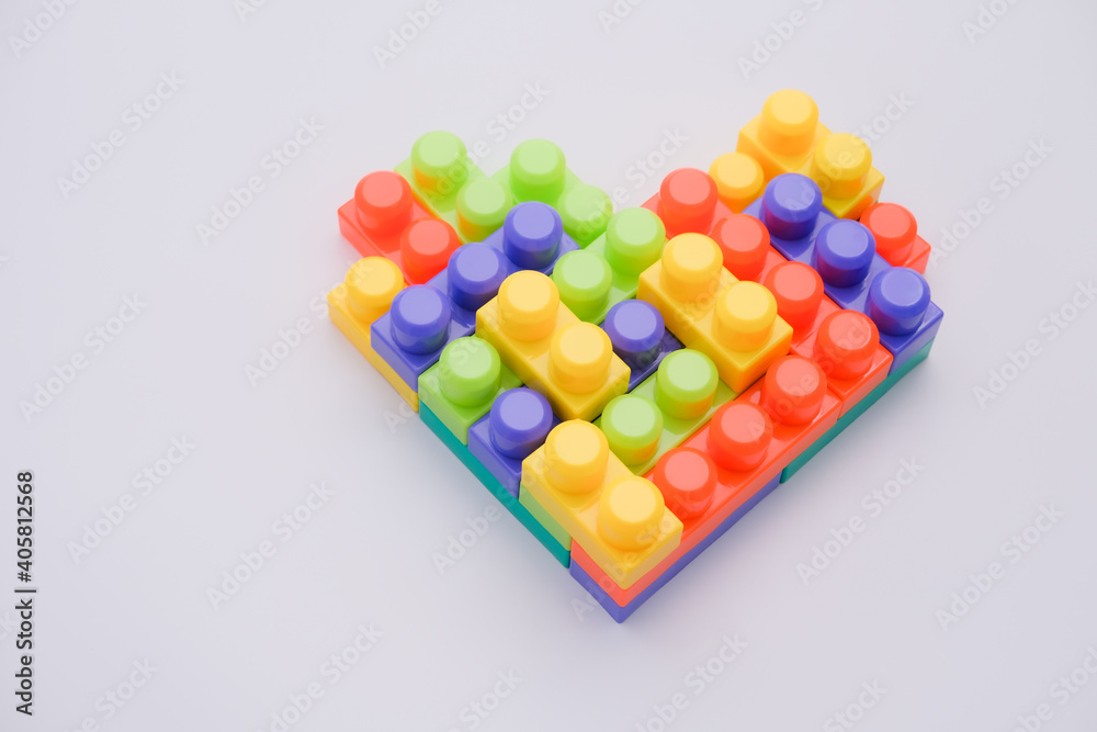 Multi-coloured Bricks toy brick figure Multi-coloured Bricks toy brick figure