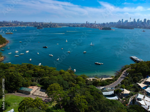 Panoramic Aerial View Sydney Harbour