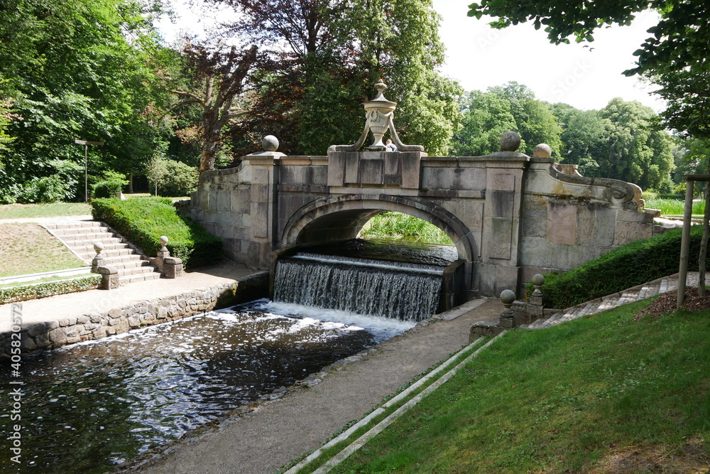 Ludwigsluster Kanal im Schlosspark Ludwigslustd