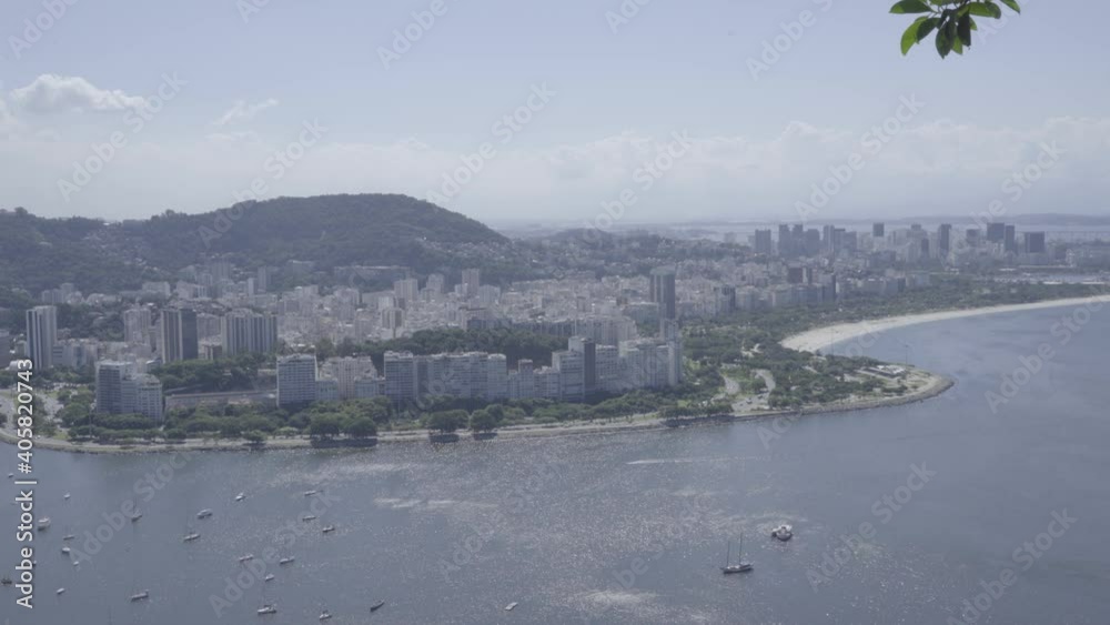 Sugar Loaf and Guanabara Bay with a view of some corners of Rio de Janeiro, Brazil. Sugar Loaf and Guanabara Bay with a view of some corners of Rio de Janeiro, Brazil.