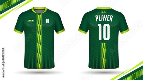 Soccer jersey template sport t shirt design
