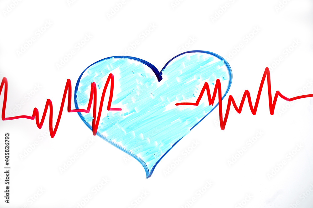 heartbeat line, heart cardio analysis medicine. heartbeat line, heart cardio analysis medicine.