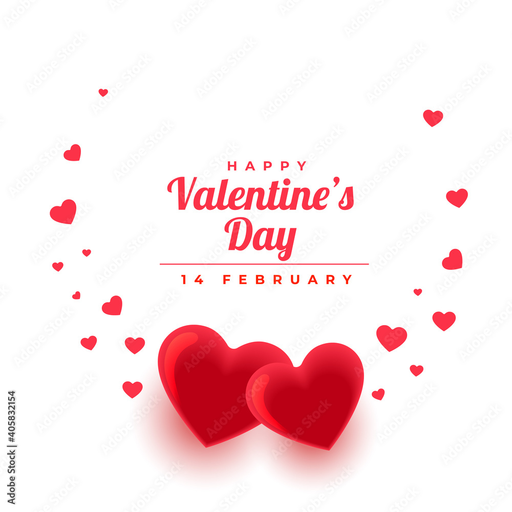 beautiful valentines day greeting with love hearts beautiful valentines day greeting with love hearts