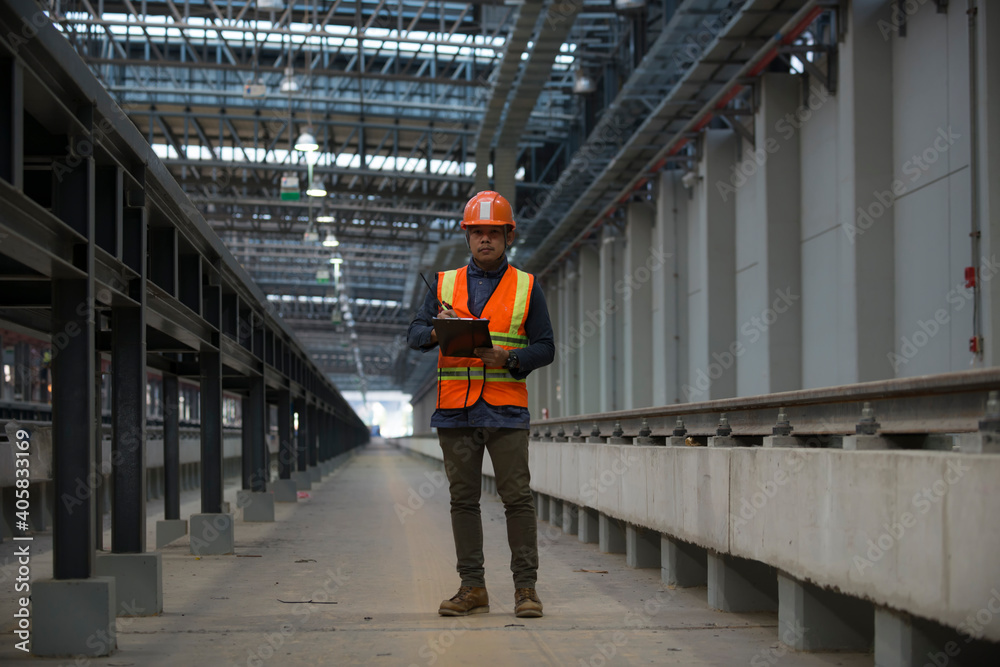 worker on a construction site worker on a construction site