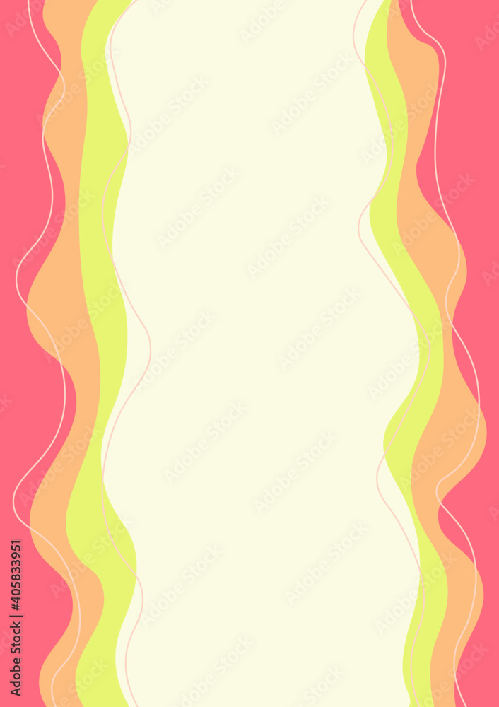orange curve colored abstract background creation smooth graphics