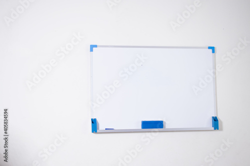 blank white board isolated on white