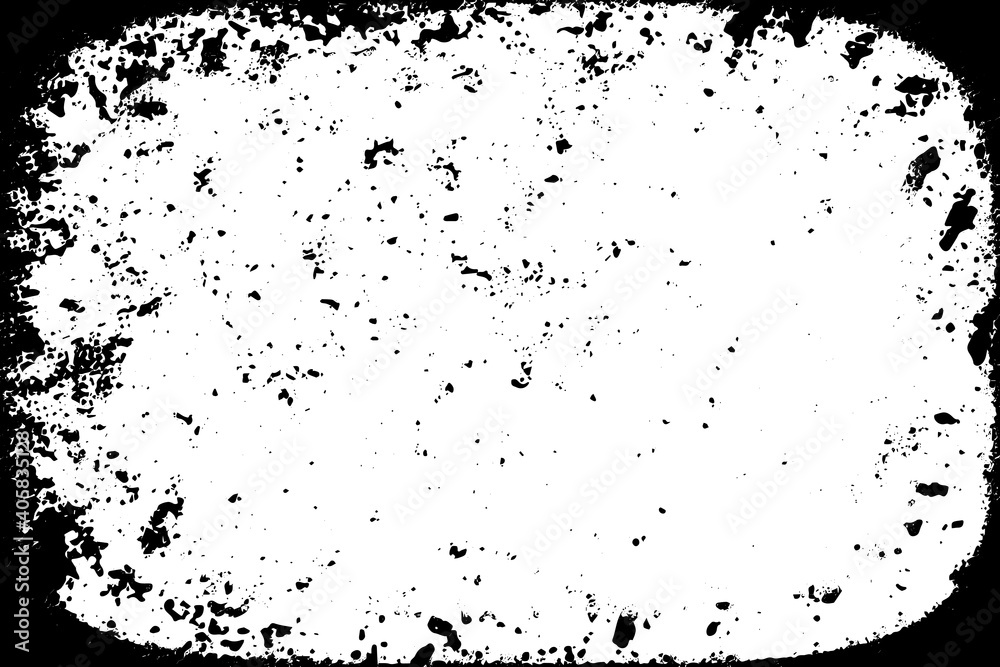 Black and white grunge background. Monochrome texture of wear, ruin, horror, dirt. The ink-stained surface is old Black and white grunge background. Monochrome texture of wear, ruin, horror, dirt. The ink-stained surface is old