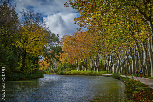 walk along the canal du midi