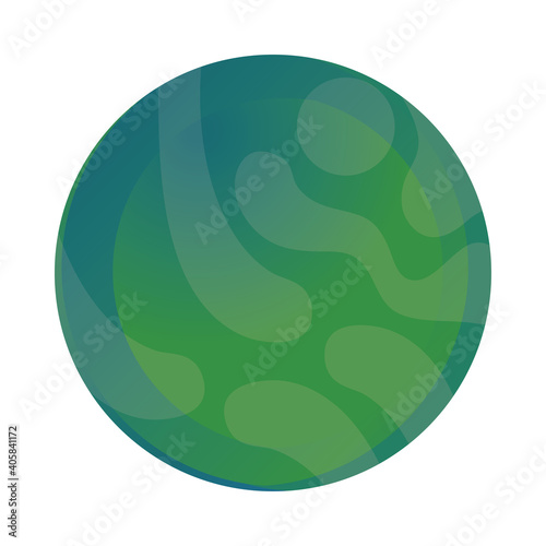 space mercury planet solar system galaxy, icon style