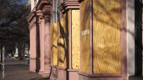 Retailers board up windows in Washington, DC