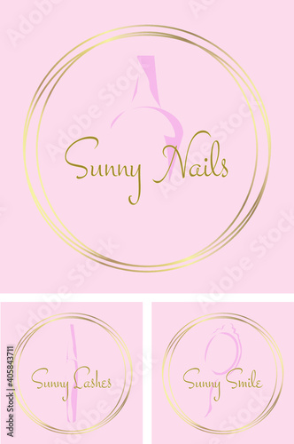Logo for a beauty shop or salon