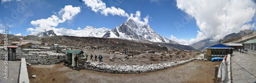 Dingboche, Nepal, Panorama photo