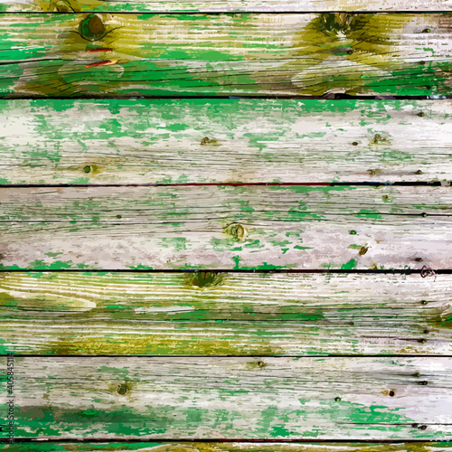 Peeled Wooden Planks