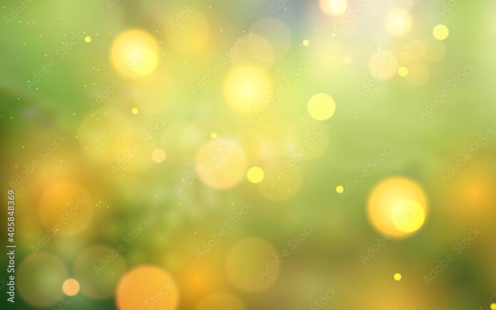 Abstract spring green background vector