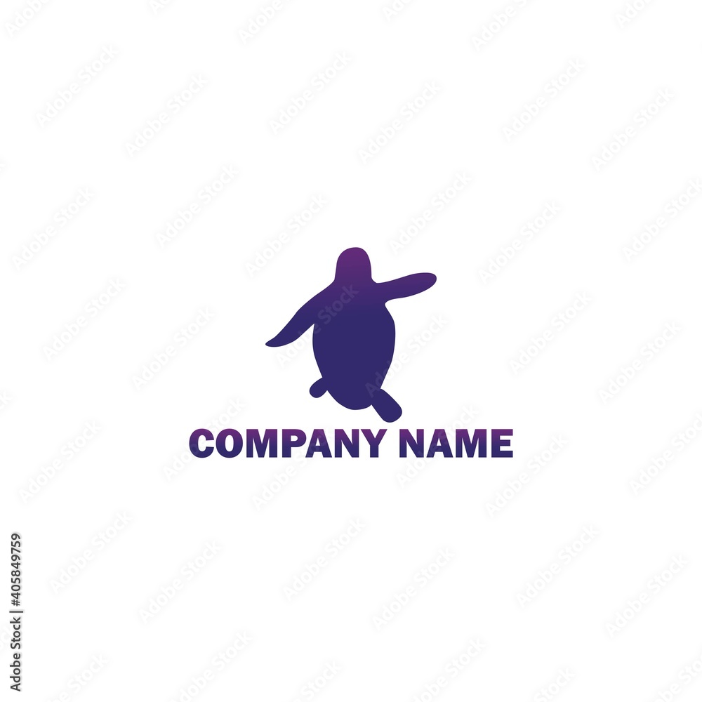 Fototapeta premium Vector illustration of turtle icon logo