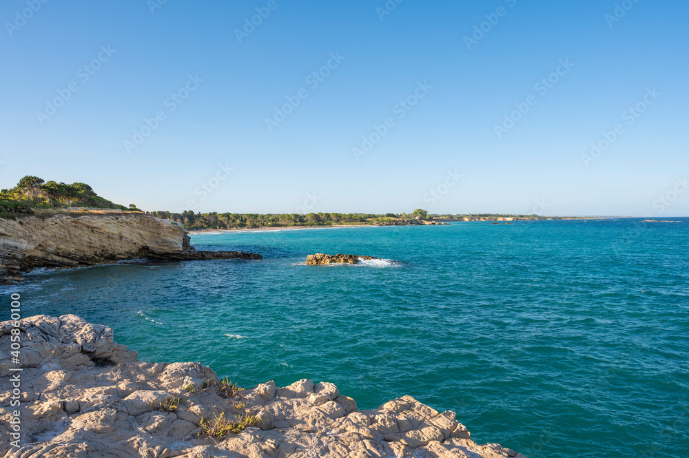 Protected marine area of Plemmirio in Syracuse in Sicily