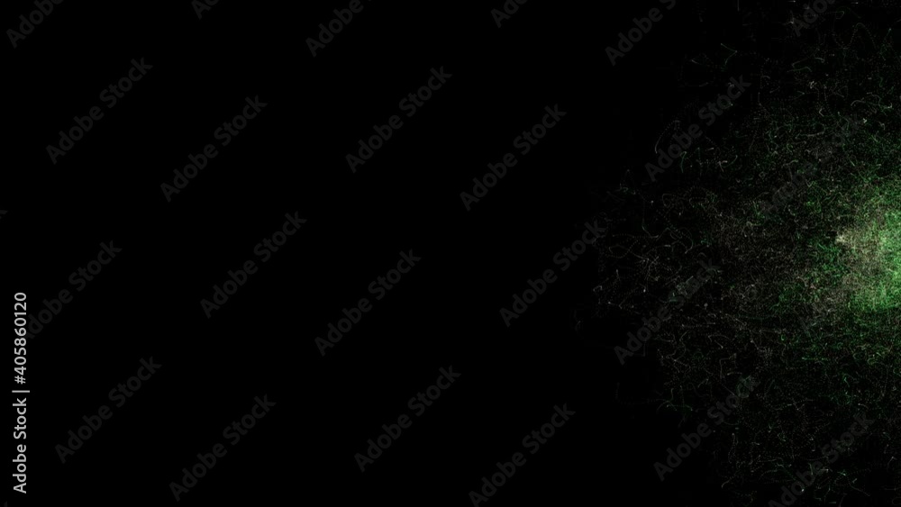 Electric light particles wavefield energy static black screen background abstract animation Electric light particles wavefield energy static black screen background abstract animation