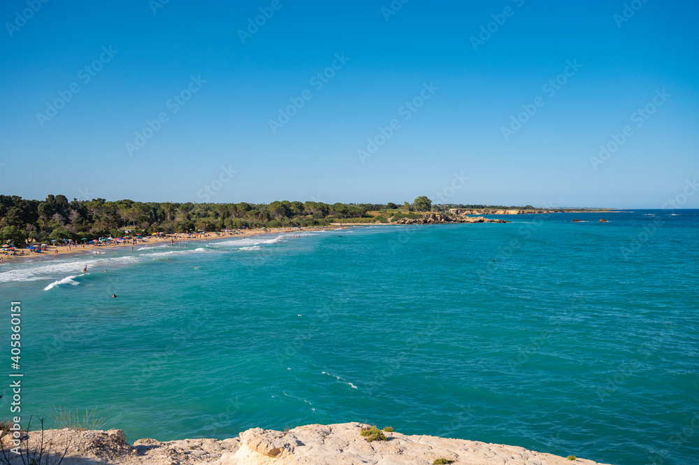 Protected marine area of Plemmirio in Syracuse in Sicily