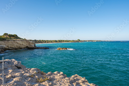 Fototapeta Naklejka Na Ścianę i Meble -  Protected marine area of Plemmirio in Syracuse in Sicily