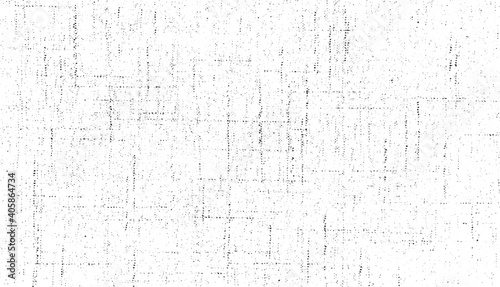 Abstract vector noise. Small particles of debris and dust. Distressed uneven background. Grunge texture overlay with fine grains isolated on white background. Vector illustration. EPS10.