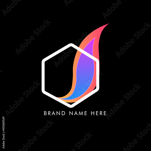 Abstract Leaf Logo
