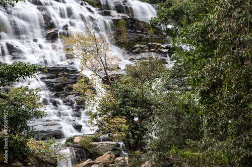 Mae Ya waterfall at Doi Inthanon national park, Chom Thong District,Chiang Mai Province, Thailand
