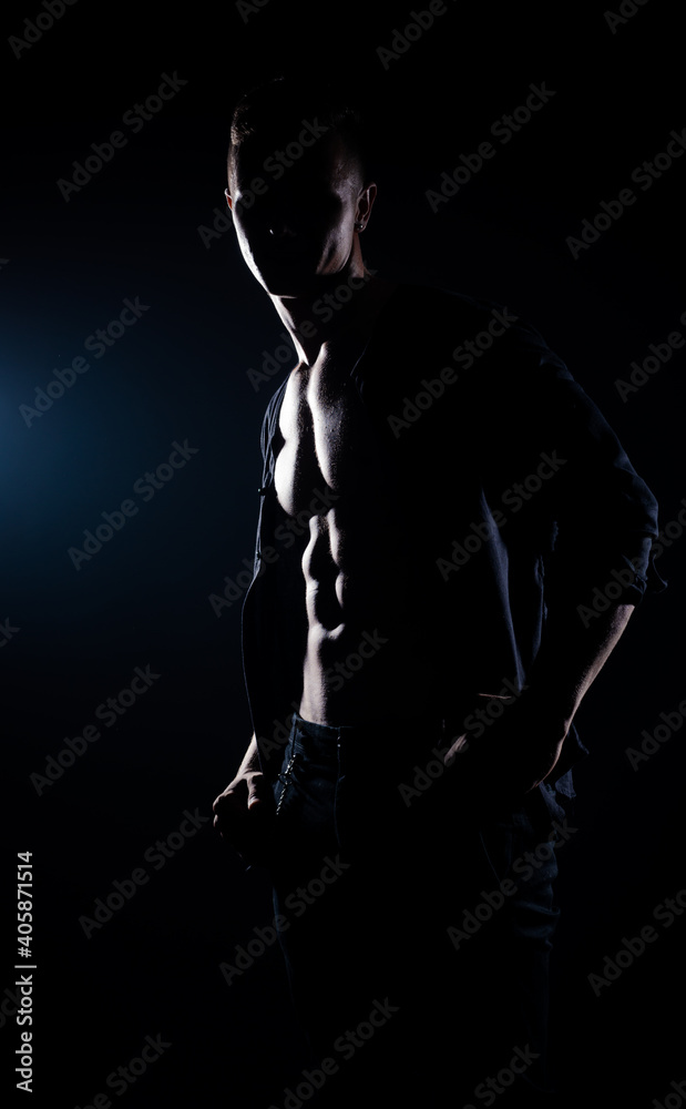 Portrait of serious handsome man with appealing expression Portrait of serious handsome man with appealing expression