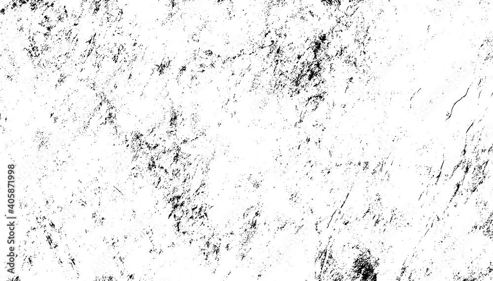 Rough black and white texture vector. Distressed overlay texture. Grunge background. Abstract textured effect. Vector Illustration. Black isolated on white background. EPS10