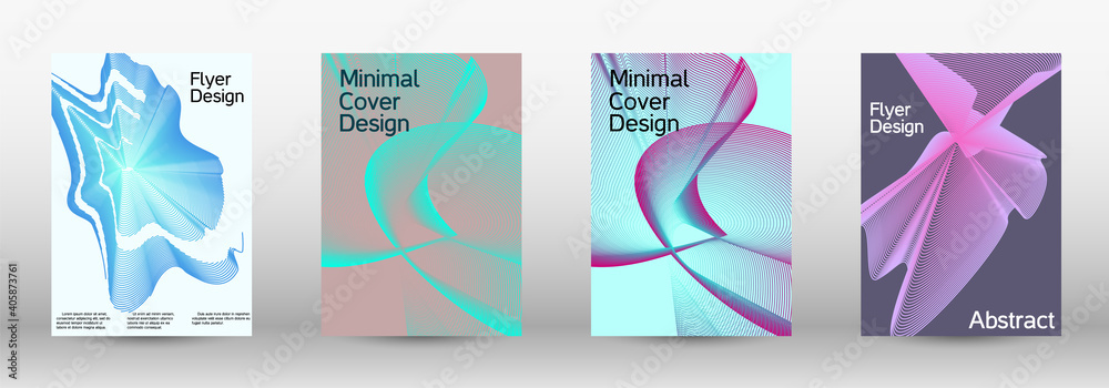 Creative fluid backgrounds from current forms to design Creative fluid backgrounds from current forms to design
