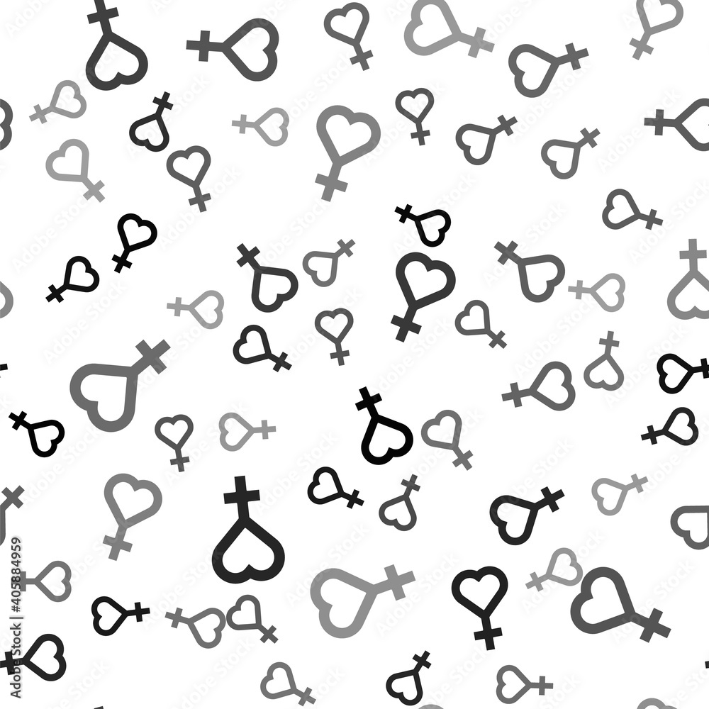 Black Female gender symbol icon isolated seamless pattern on white background. Venus symbol. The symbol for a female organism or woman. Vector. Black Female gender symbol icon isolated seamless pattern on white background. Venus symbol. The symbol for a female organism or woman. Vector.