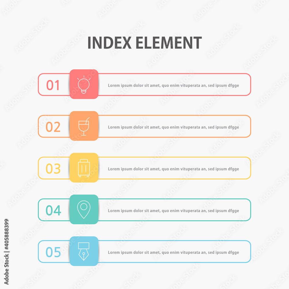 Presentation business infographic template. Vector illustration.
Presentation business infographic template. Vector illustration.