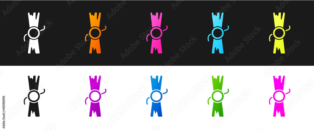 Set Decree, paper, parchment, scroll icon icon isolated on black and white background. Vector. Set Decree, paper, parchment, scroll icon icon isolated on black and white background. Vector.