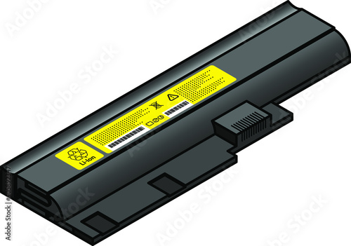 A laptop battery. Lithium Ion.