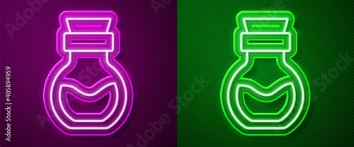 Poison in bottle icon isolated on white background. Bottle of poison or poisonous chemical toxin. Vector.