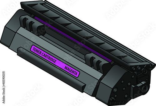 A laser printer toner cartridge -