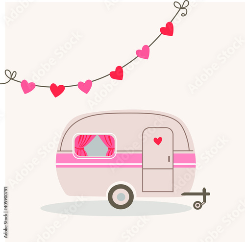 Romantic trailer Honeymoon Travel romantic Valentines day Love