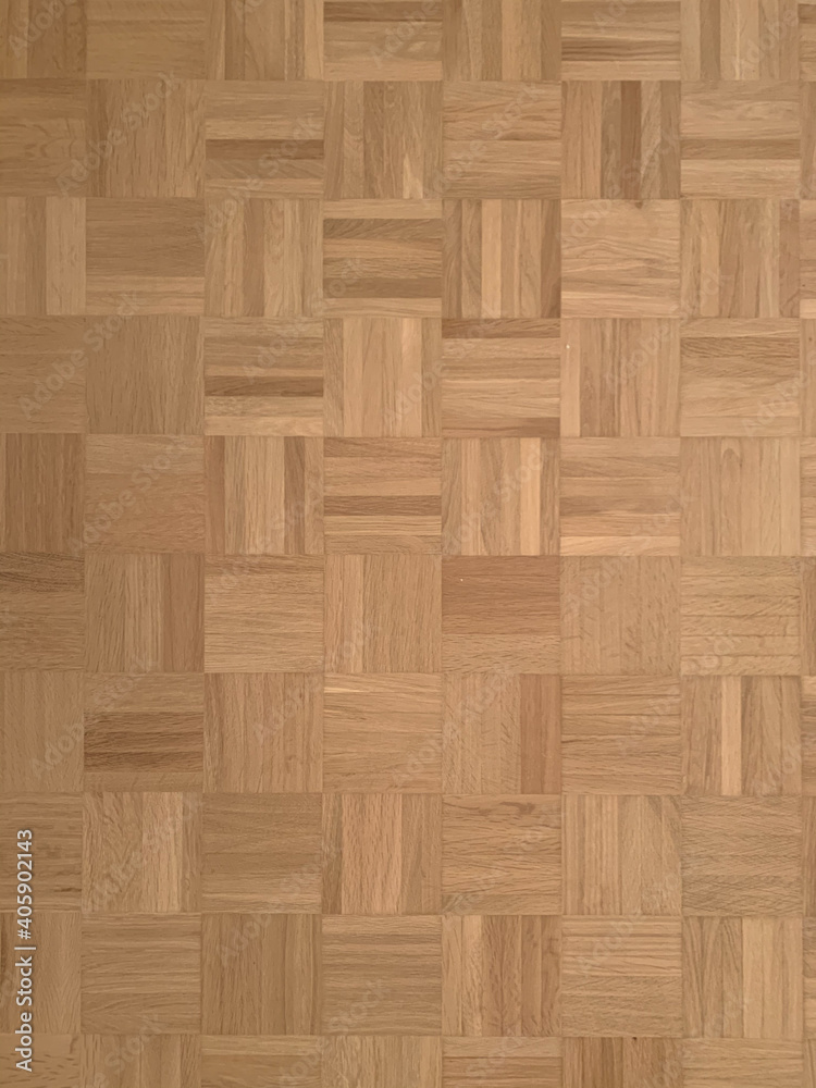 Naklejka premium Parkettboden verlegt