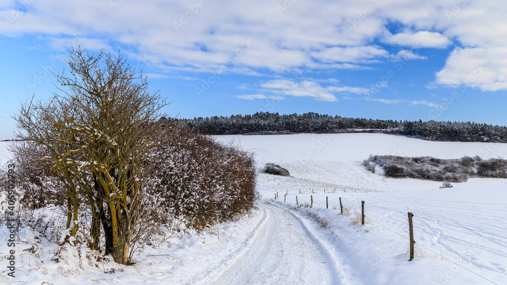 Winterlandschaft im Vorland des Thüringer Waldes Winterlandschaft im Vorland des Thüringer Waldes