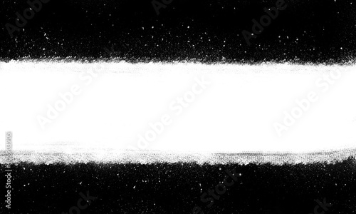 White chalk on black ripped paper background