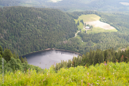 Schwarzwald, Feldbergsee von oben photo