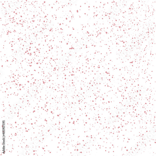 pink paint splatter speckle texture seamless pattern abstract scatter dots white background