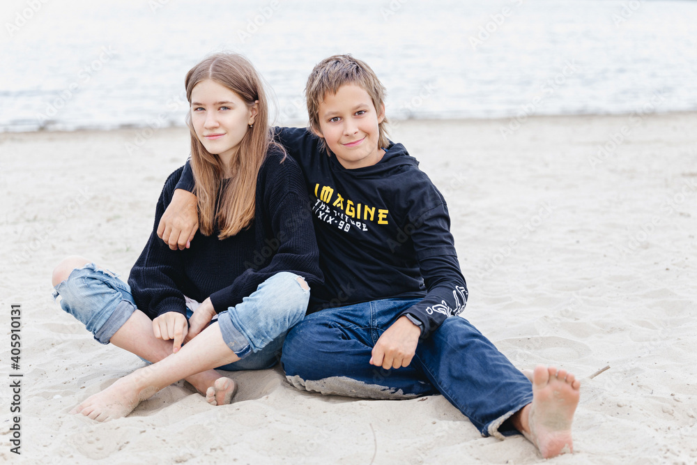child on beach child on beach