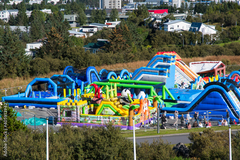 Worlds Biggest Bouncy Castle