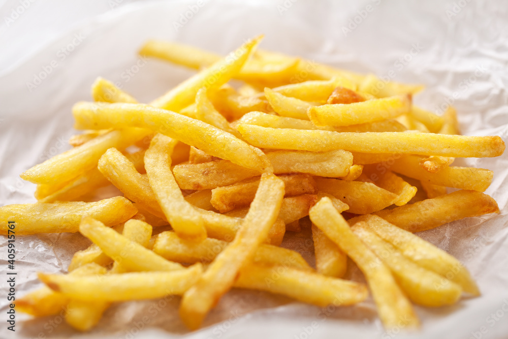 French Fries on white background. High quality photo. French Fries on white background. High quality photo.